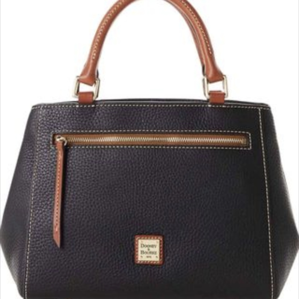 Dooney & Bourke Pebble Grain Zip Satchel